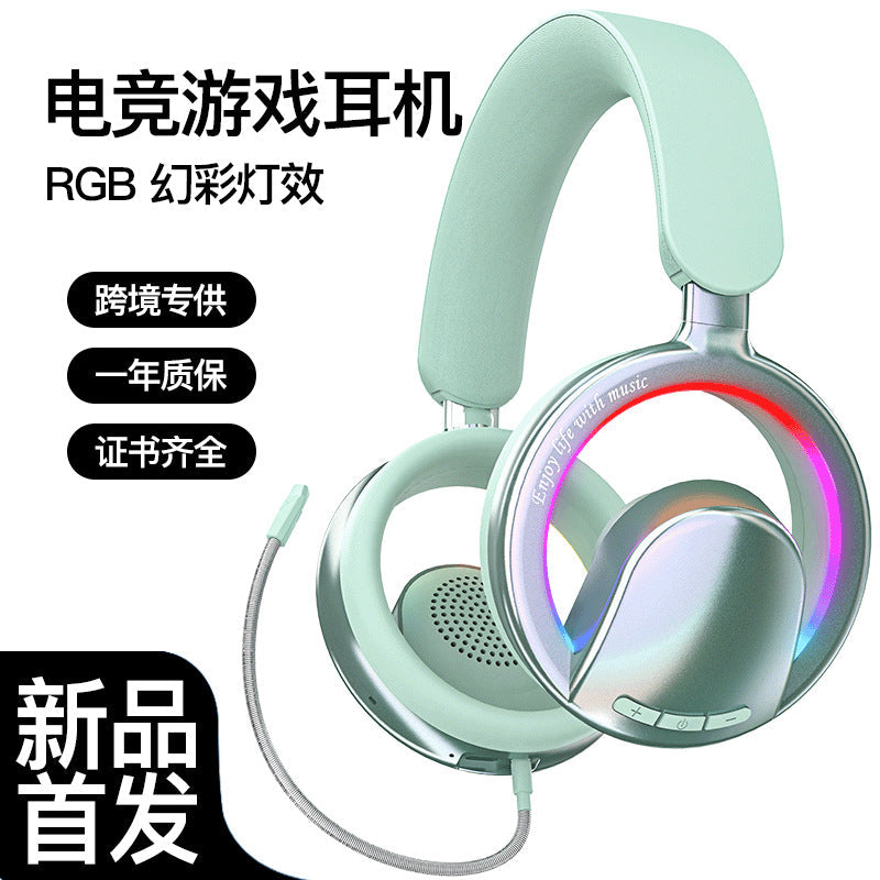 2026 Open-Ear Bluetooth Gaming Headset with Low Latency Sound