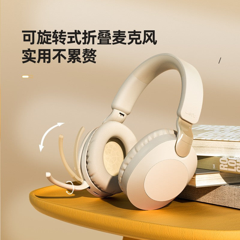 ANC Wireless Over-Ear Bluetooth Gaming Headphones with Long