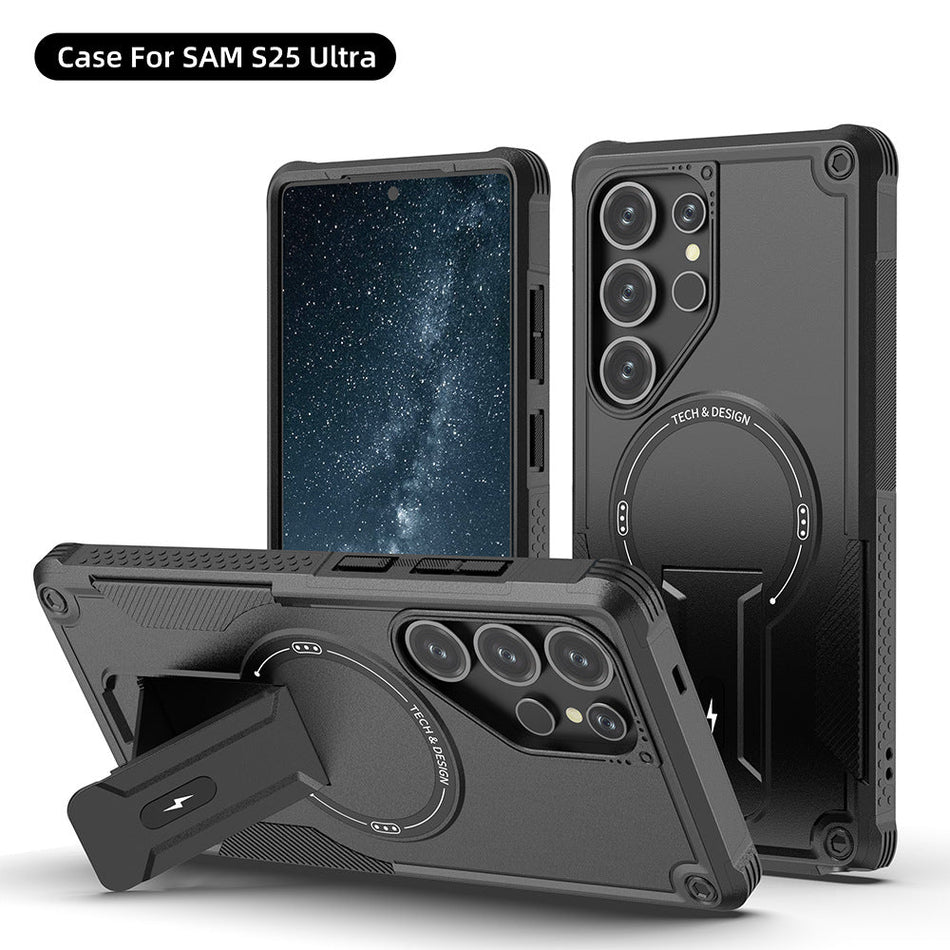 Magnetic Kickstand Anti-Drop Phone Case for Samsung Ultra Series