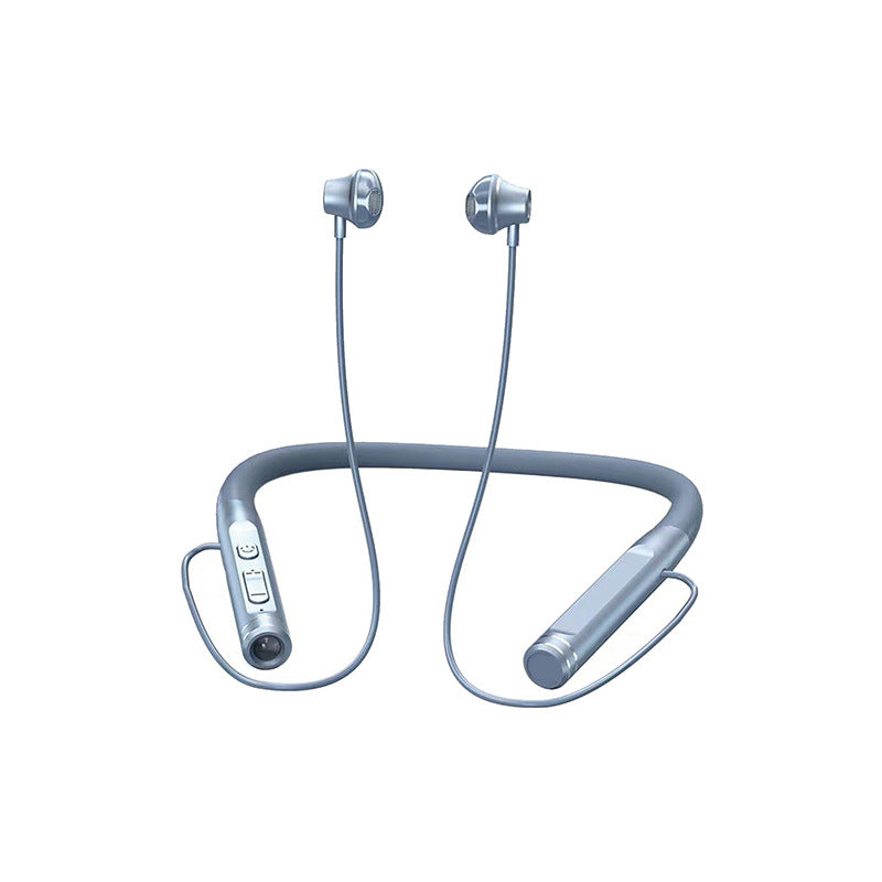 Wireless Neckband Bluetooth Headphones with Long Battery Life  Description: in Black