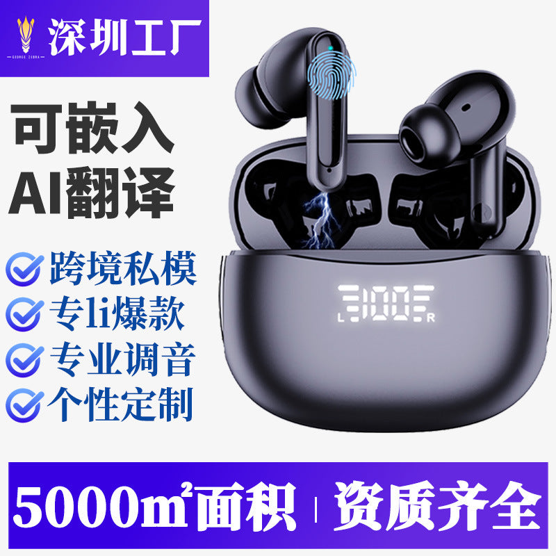 A8 Wireless Bluetooth 5.3 Earbuds with Noise Reduction and