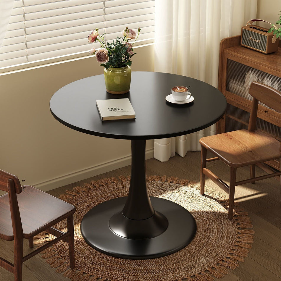 Medieval Style Small Round Table for Dining, Café and Balcony Use