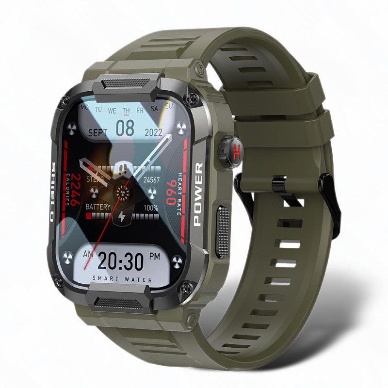 MK66 Full Touch Smart Watch with Health Monitoring in Black
