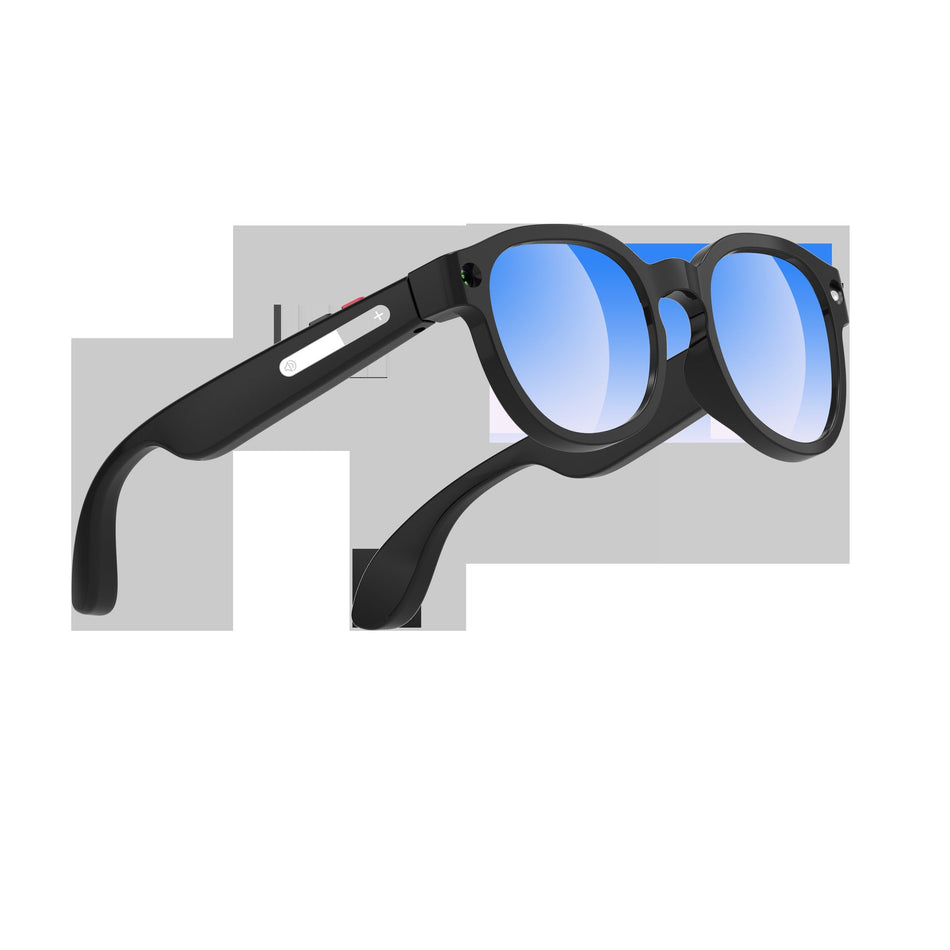 S1 AI Smart Camera Glasses with Bluetooth Audio & Translation in Black