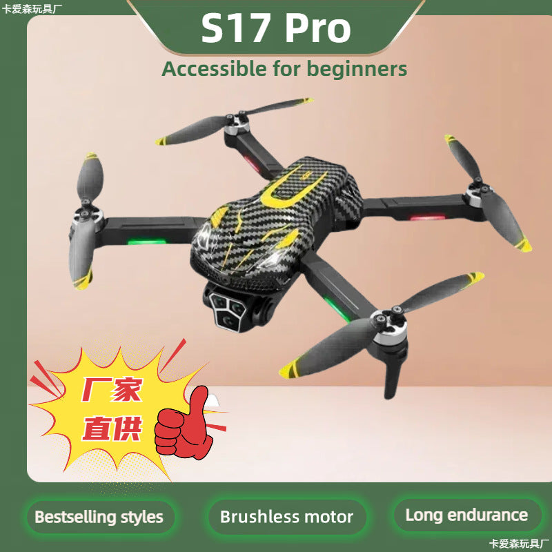 New S17 UAV Brushless Motor Remote Control Aircraft Quadcopter