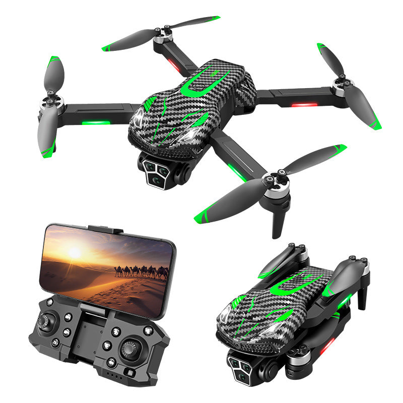 New S17 UAV Brushless Motor Remote Control Aircraft Quadcopter in Yellow