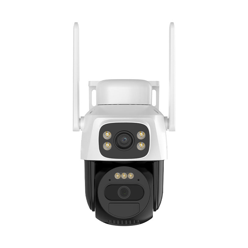 Dual-Screen Solar Outdoor Surveillance Camera System