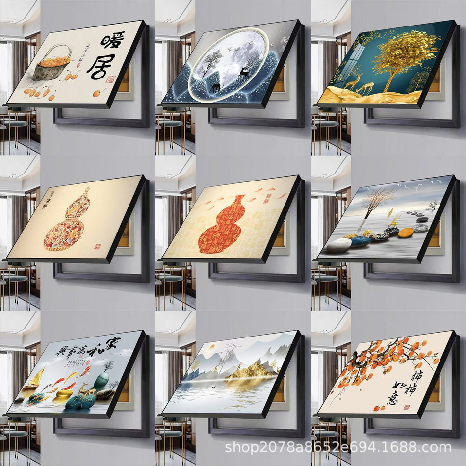 Decorative Wall Painting Cover for Electric Meter Box and