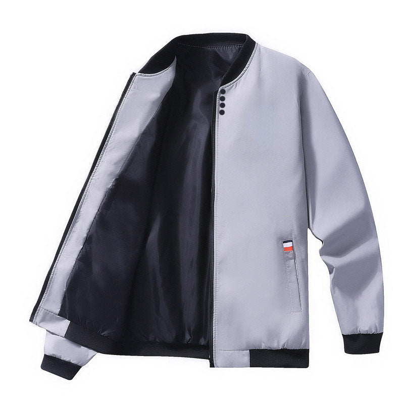 Men's Korean Style Stand Collar Casual Lightweight Jacket