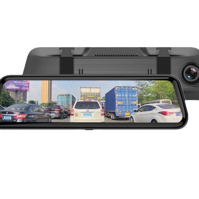 2K Dual Lens Streaming Rearview Mirror Dash Camera