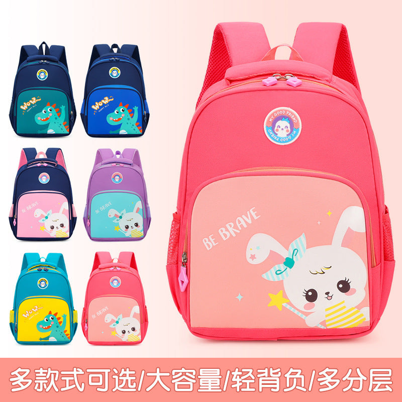 Kids Cartoon Dinosaur Lightweight School Backpack for