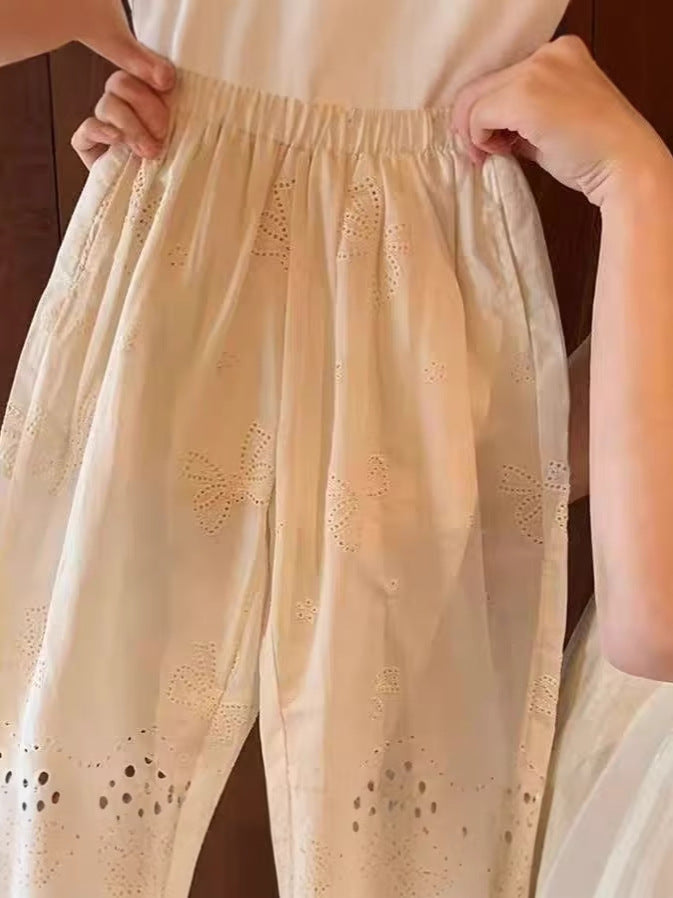 Girls Princess Floral Bud Vest Summer Dress