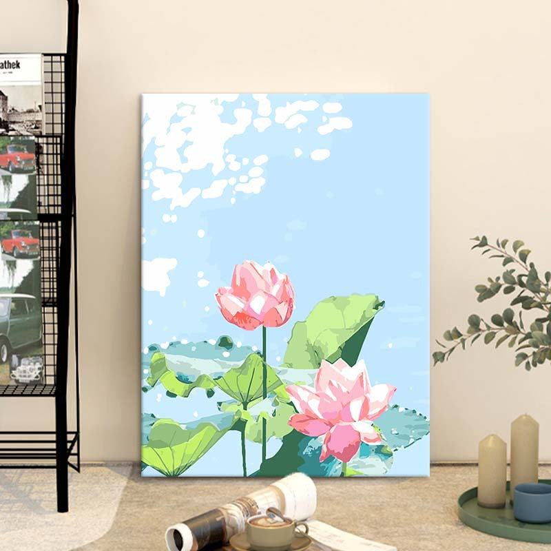 W8010 DIY Digital Oil Painting Kit 40×50cm for Living Room Wall Decor