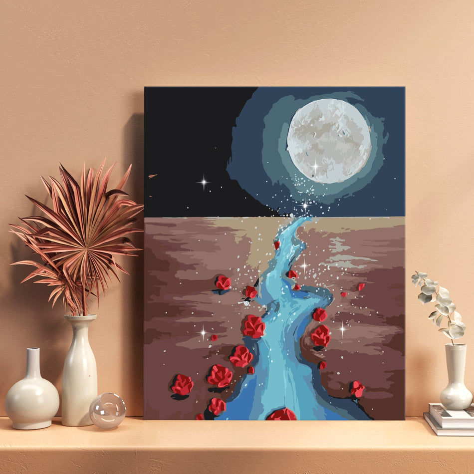 DIY Digital Oil Painting Kit 40×50cm for Living Room Wall Decor