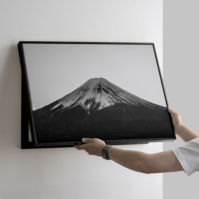 Modern Landscape Meter Box Cover Wall Art with Mount Fuji Design