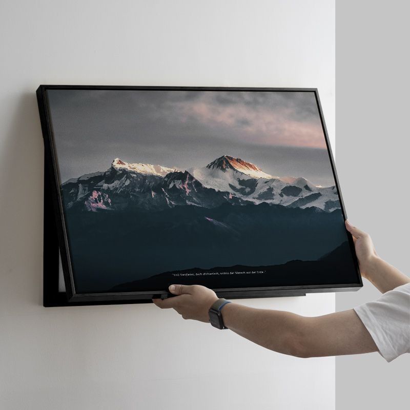 Modern Landscape Meter Box Cover Wall Art with Mount Fuji Design