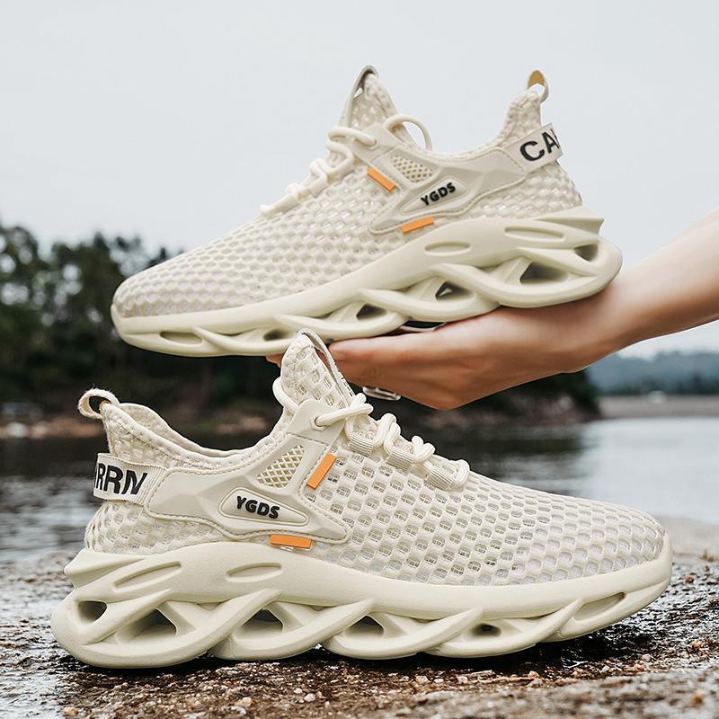Men's Breathable Mesh Running Sneakers Lightweight Casual Shoes