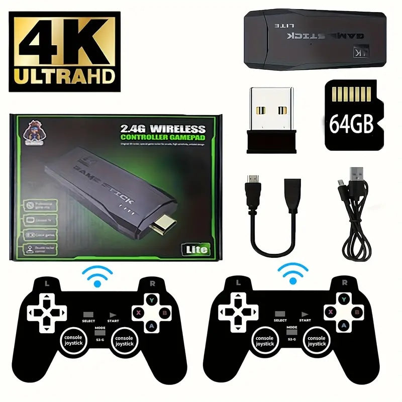 M8 Wireless Dual Controller Retro Game Console HDMI TV System