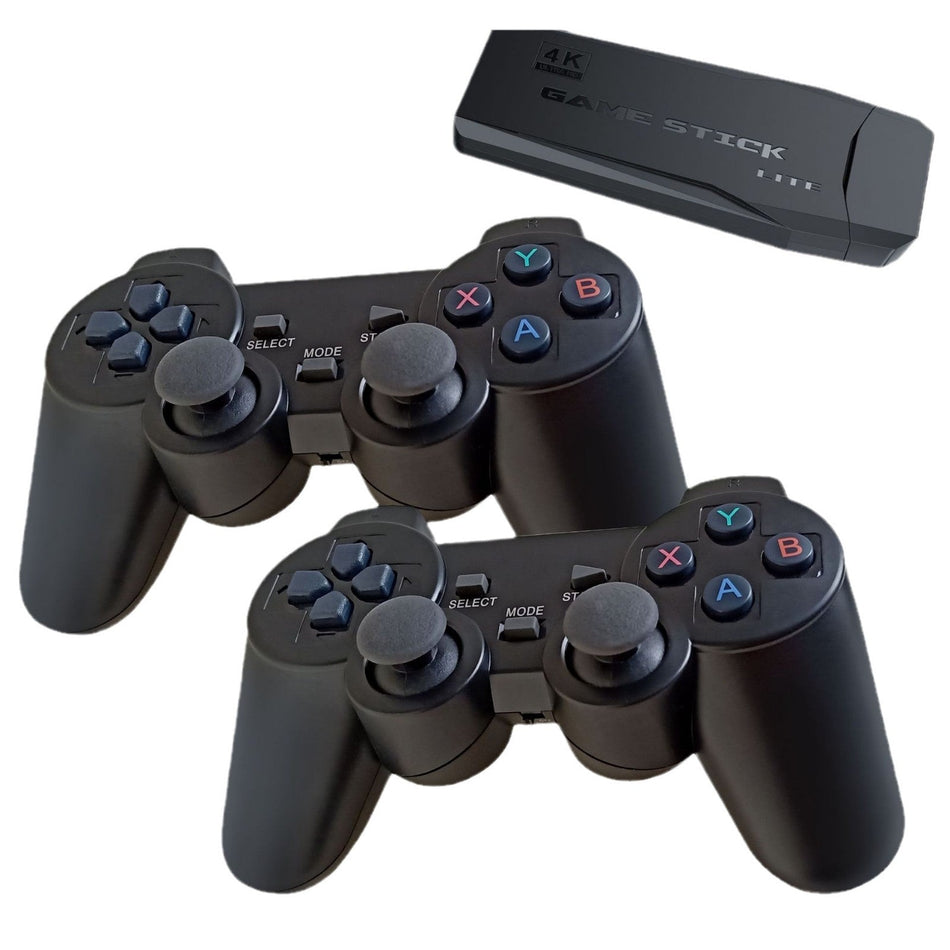 M8 Wireless Dual Controller Retro Game Console HDMI TV System in Black