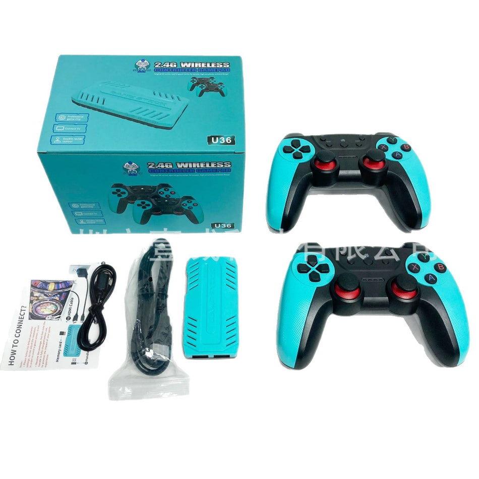U36 Wireless Retro Game Console with HDMI TV Output System in Orange