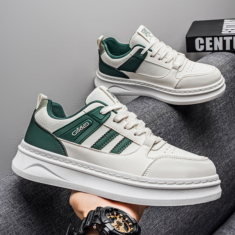 Men's Platform Casual Sneakers Breathable Low-Top Sports Shoes