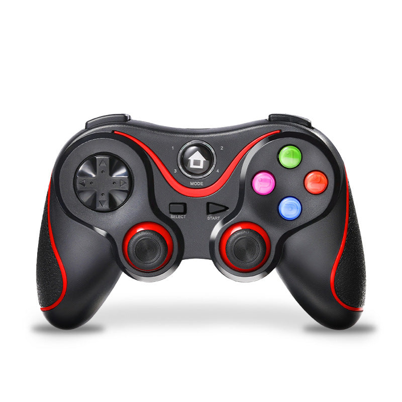 V8 V13 X3 T3 Wireless Mobile Game Controller for Multi-Platform Use in Red
