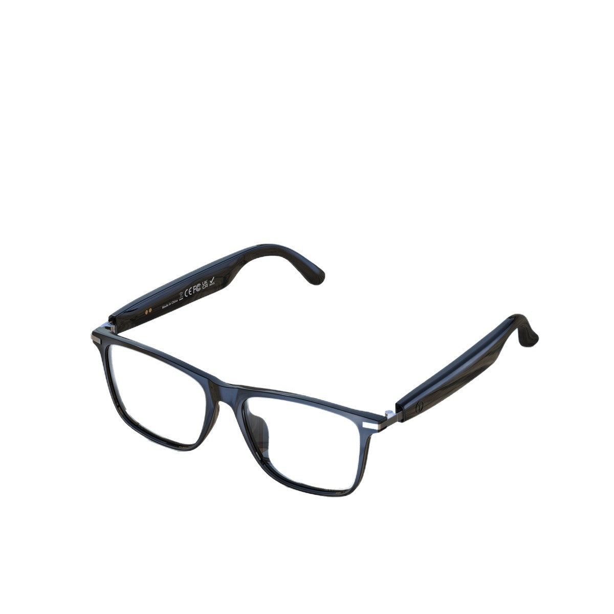 AI Smart Bluetooth Glasses with Translation and HD Audio in Black