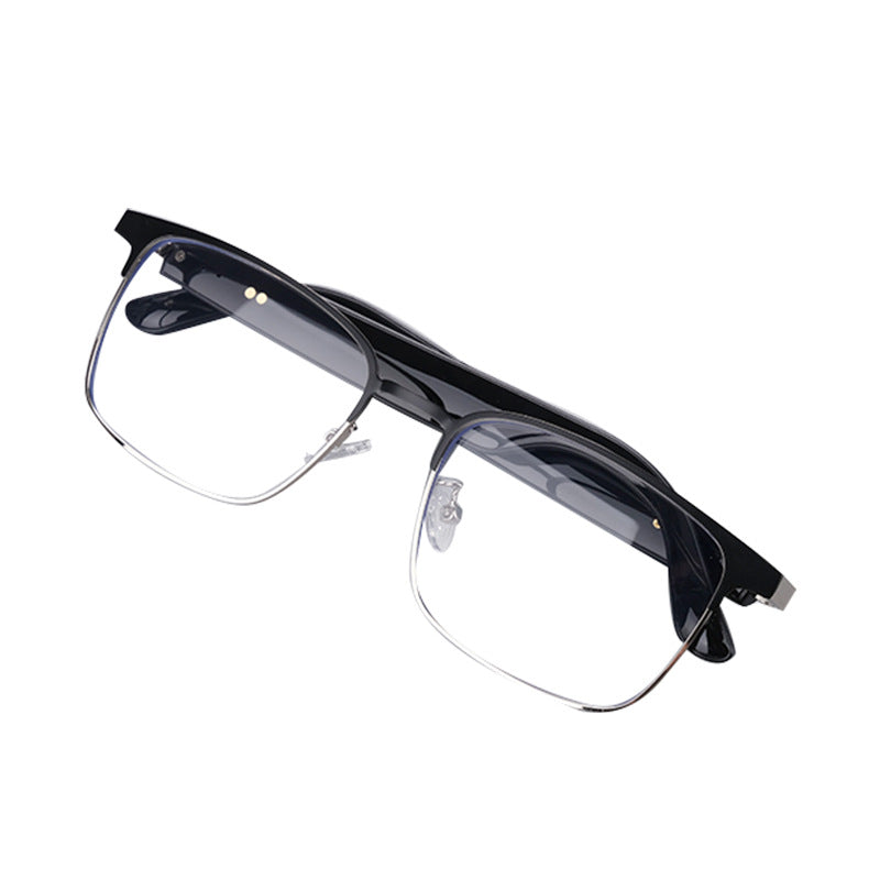 GS06 AI Smart Bluetooth Glasses with Color-Changing Lenses in Silver