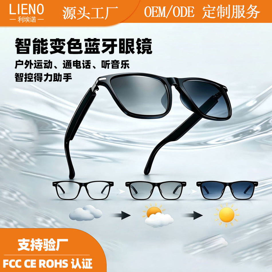 Wireless Smart Bluetooth Glasses with AI Translation Sunglasses