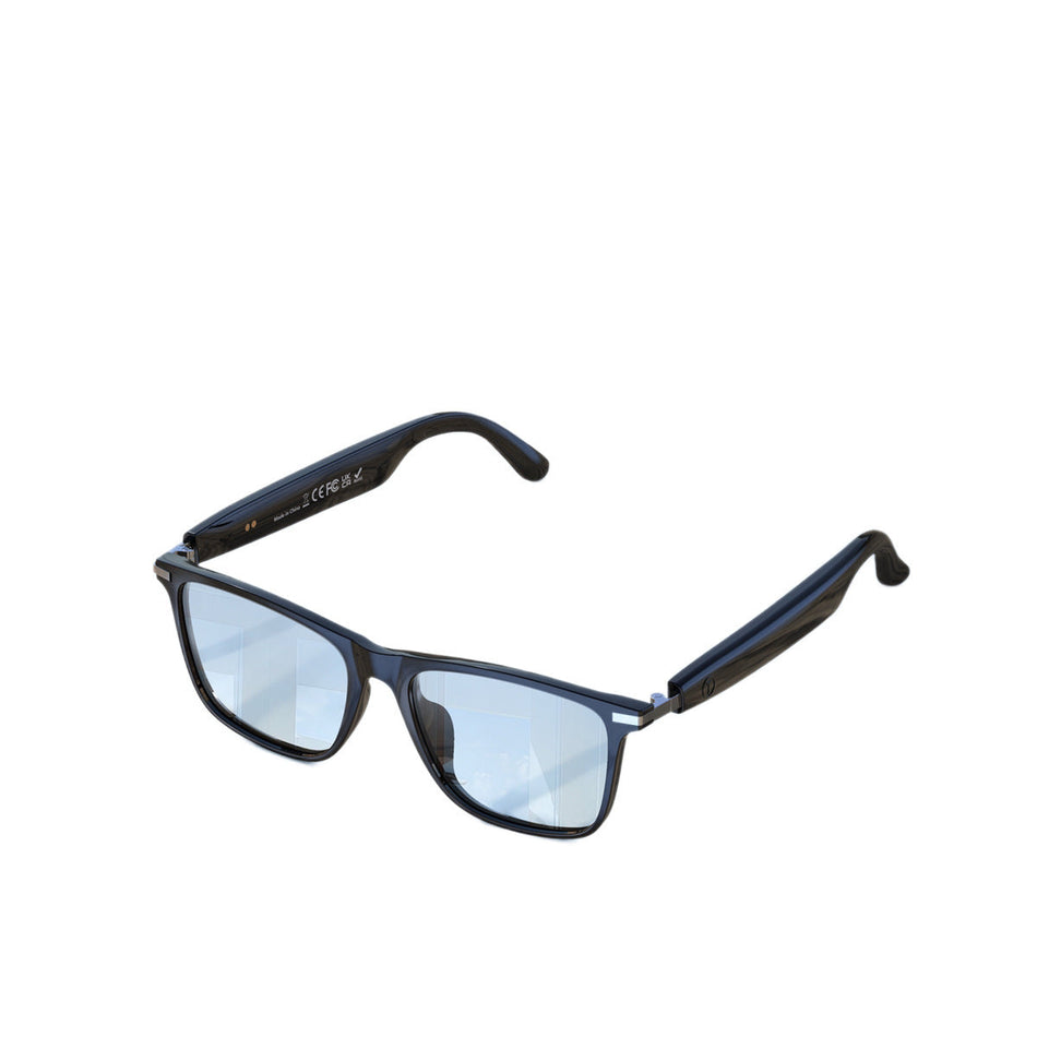 Wireless Smart Bluetooth Glasses with AI Translation Sunglasses in Black
