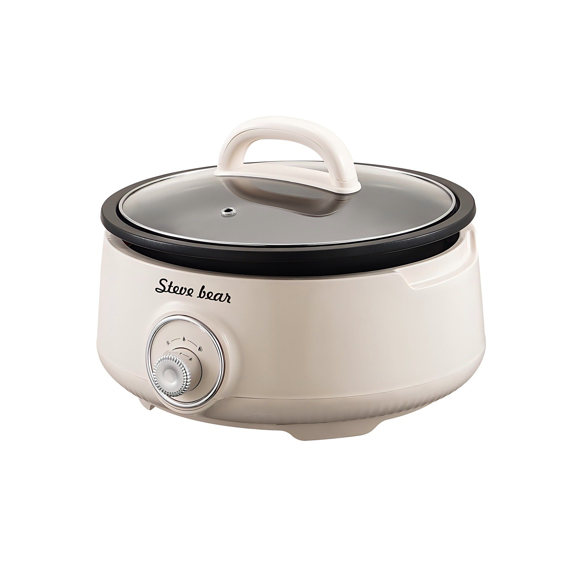 Split electric Split-Type Electric Hot Pot with Double-Layer Steamer
