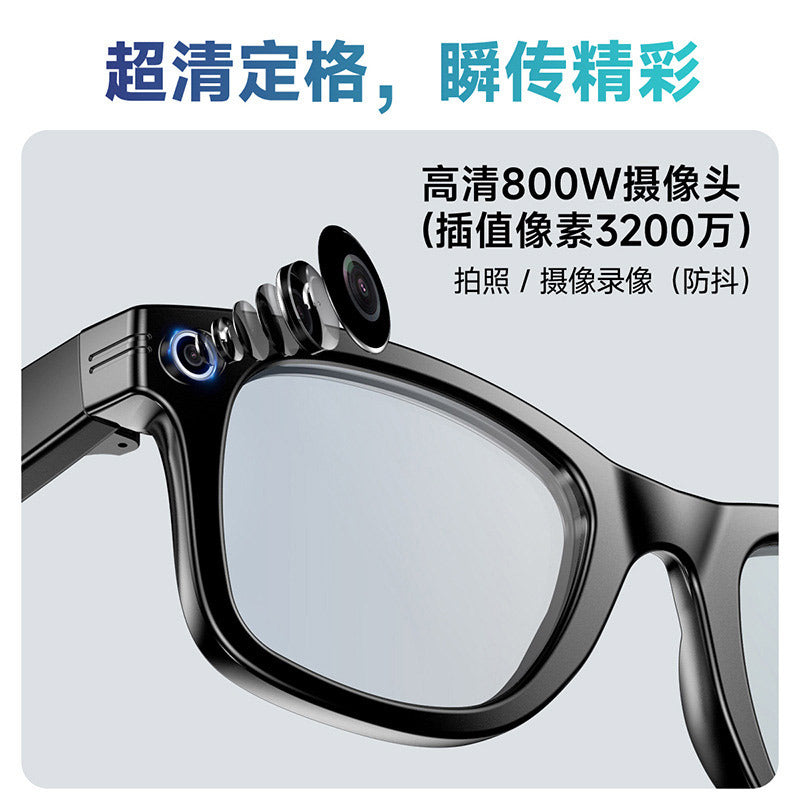 2025 AI Smart Glasses 8MP Camera with HD Photo Video and