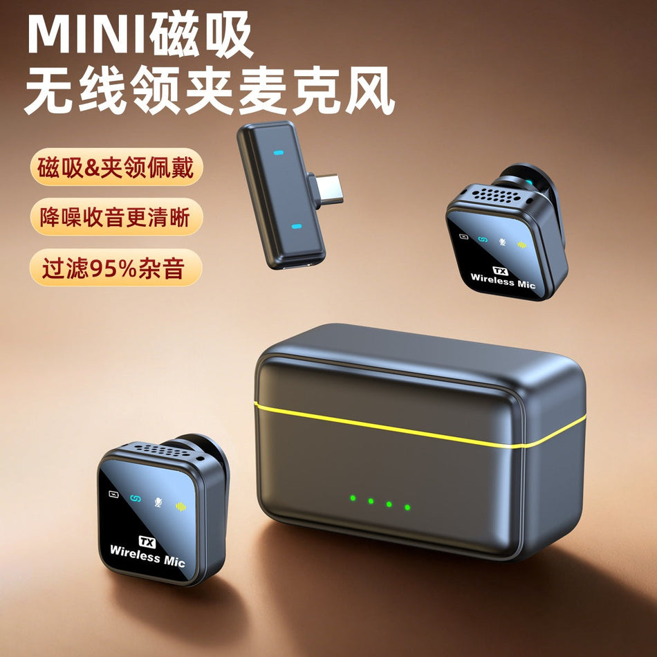 Wireless Lavalier Microphone for Phone Live Streaming & Recording