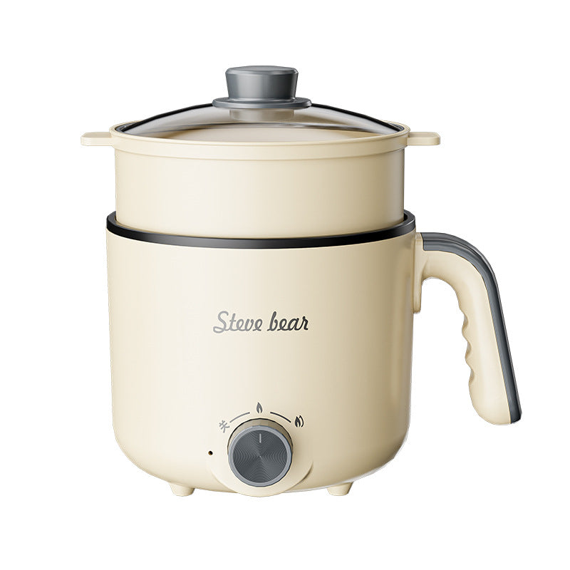 Gray handle Multifunctional Mini Electric Cooker for Dormitory and Home Use