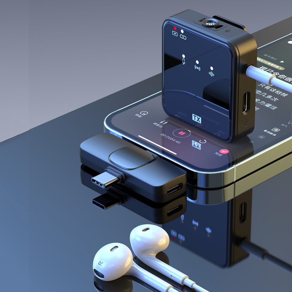 Wireless Lavalier Microphone with Noise Reduction for Live