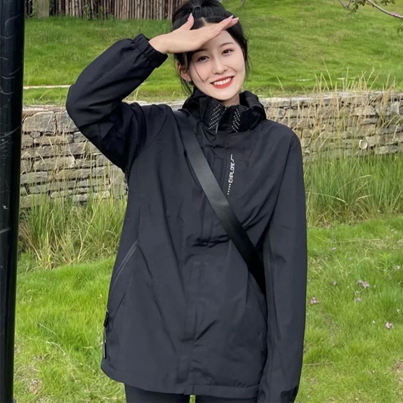 Unisex Lightweight Windproof Outdoor Jacket Spring Autumn Casual