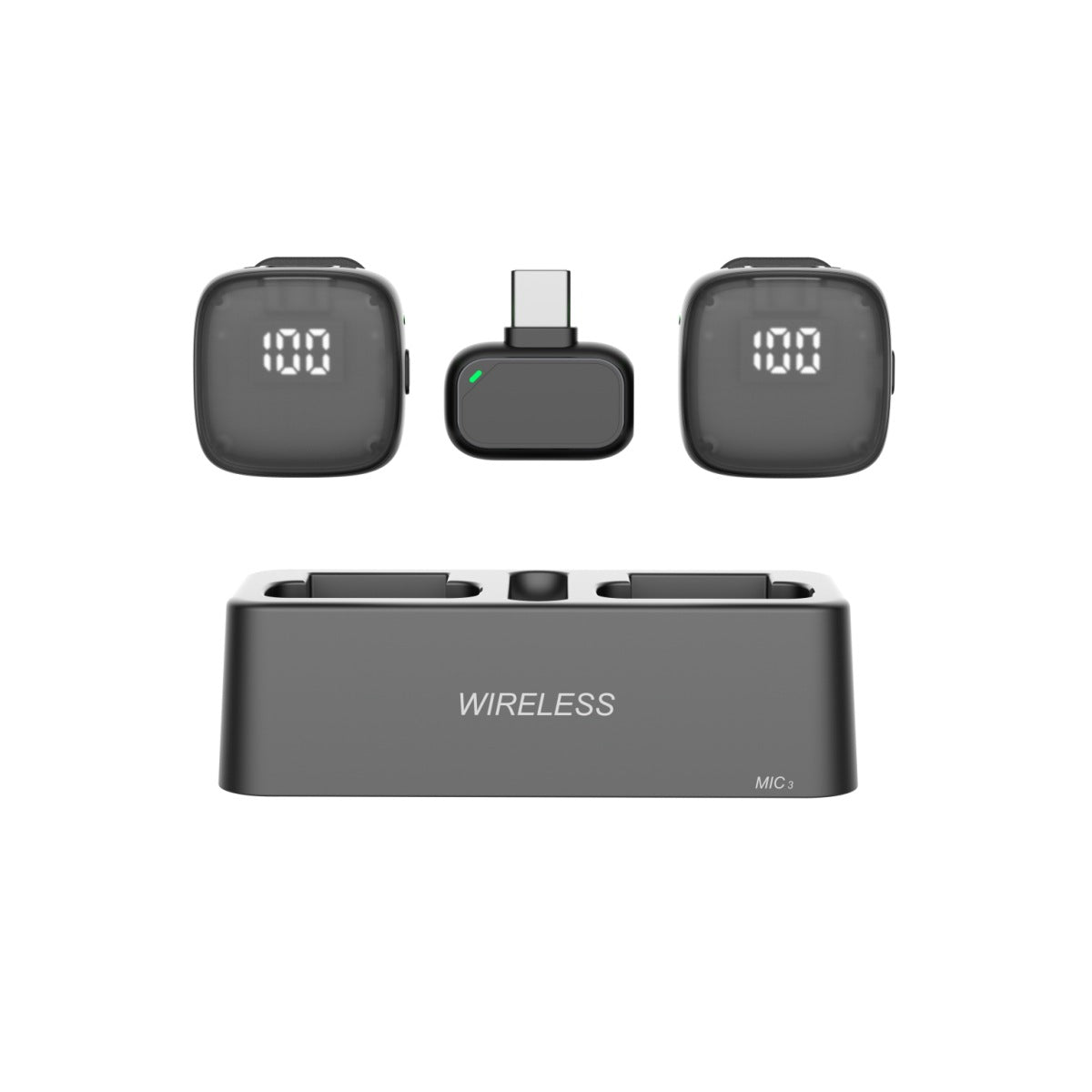 Wireless Lavalier Microphone for Mobile Recording & Live Streaming