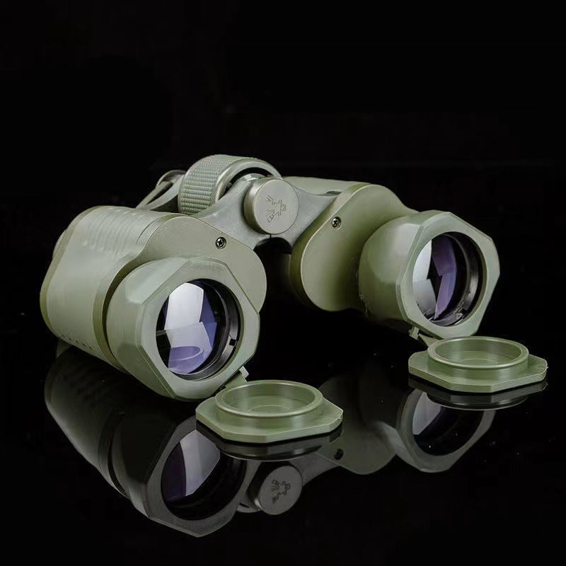 50x50 HD High-Power Binoculars with Compass for Outdoor Viewing