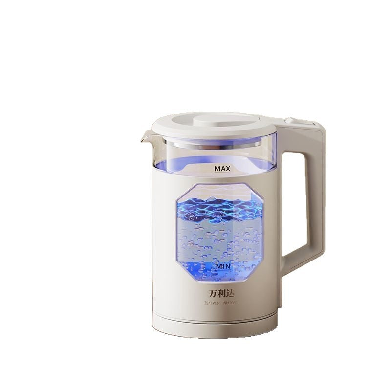 2. 5l Stainless Steel Electric Kettle with Borosilicate Glass Insulation Large Capacity