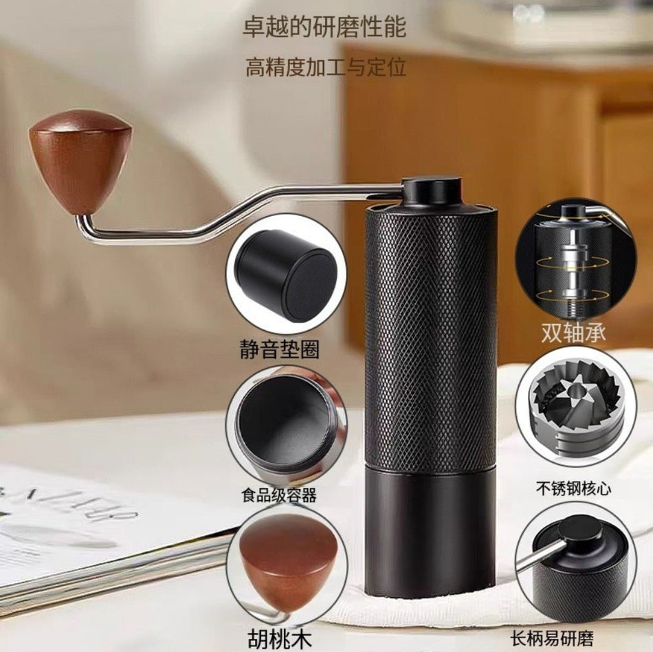 Portable Stainless Steel Manual Coffee Grinder Hand Crank Mill
