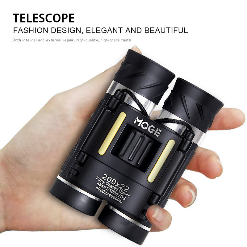 100x22 HD Portable Binoculars for Concert and Travel Viewing