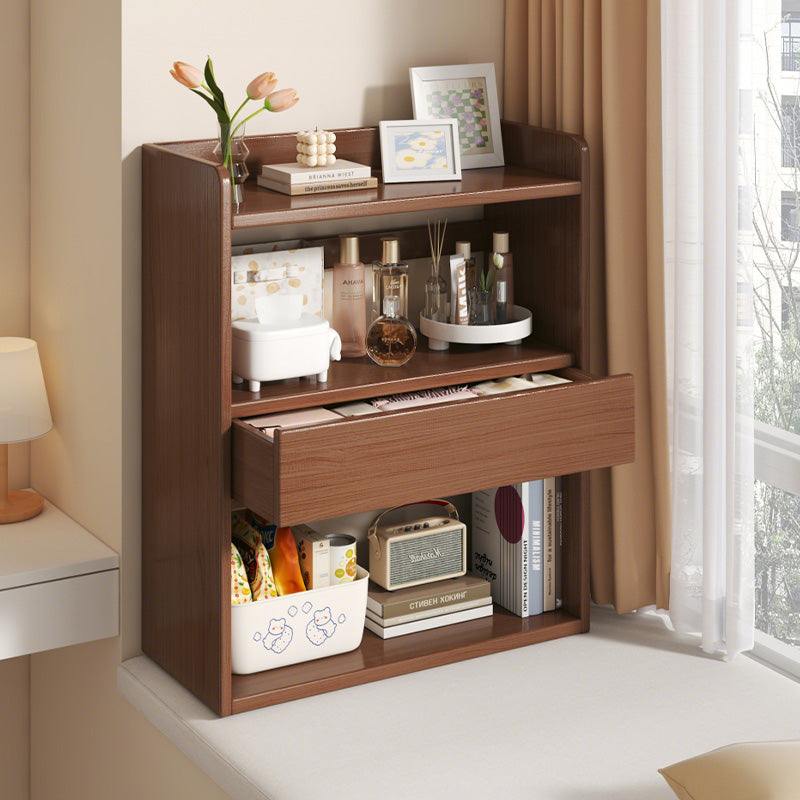 【upgraded Bay Window Multi-Layer Bookshelf Storage Rack Vertical Home Organizer