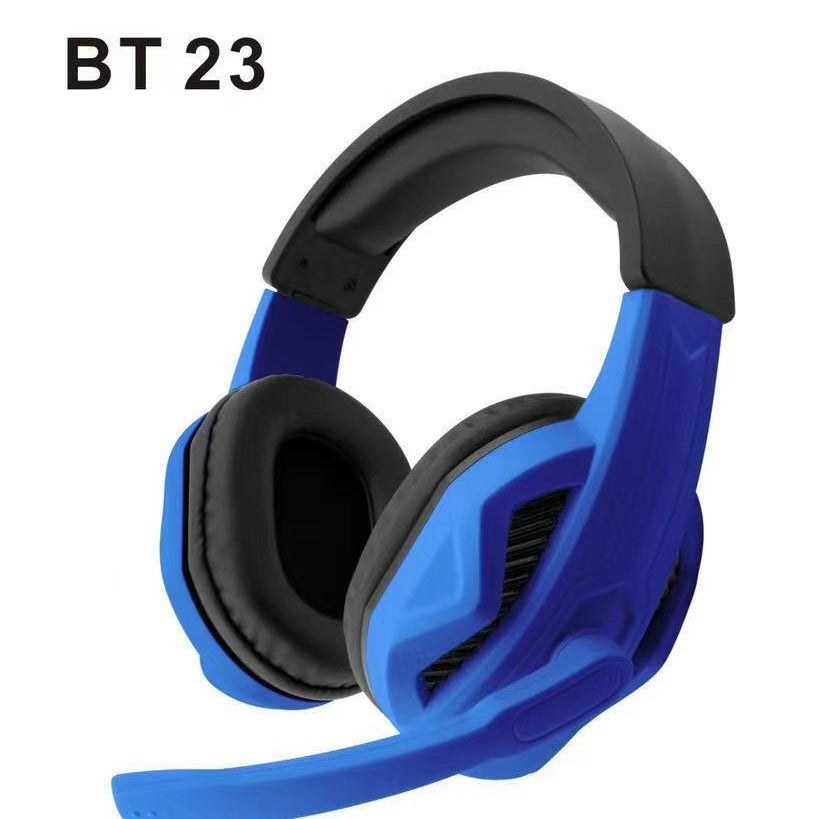 Wired Gaming Headset with Microphone Dual 3.5mm Stereo Audio in Red