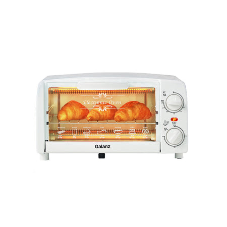 White Galanz GT10B 10L Mini Household Electric Oven with Upper and Lower Heating Tubes