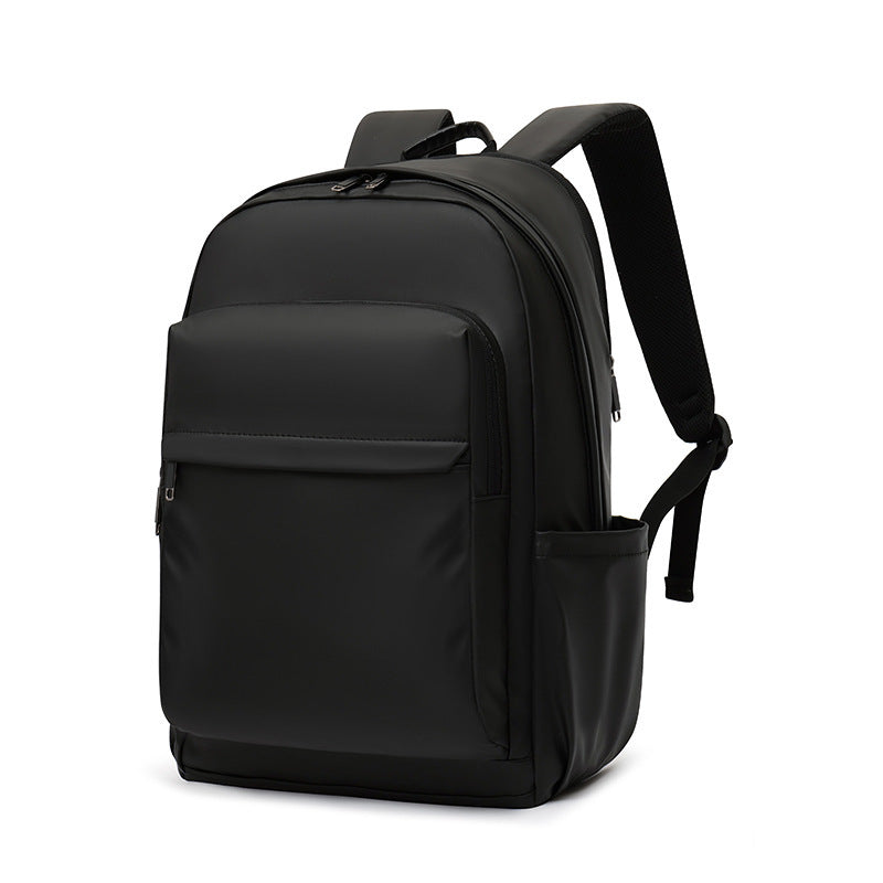 Large-Capacity Water-Repellent Casual Backpack with Logo
