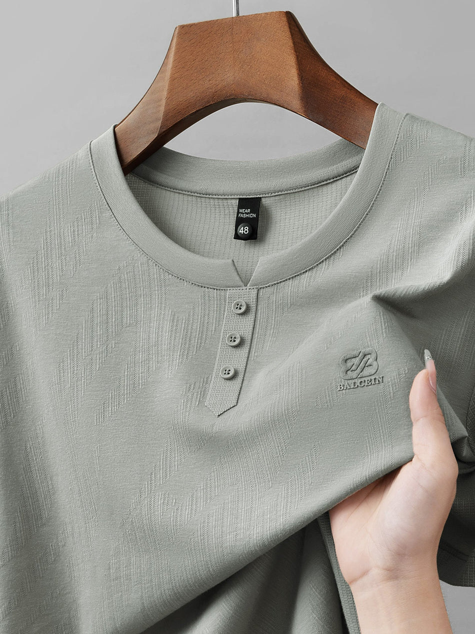 Men's Quick-Dry Crew Neck T-Shirt Breathable Casual Top