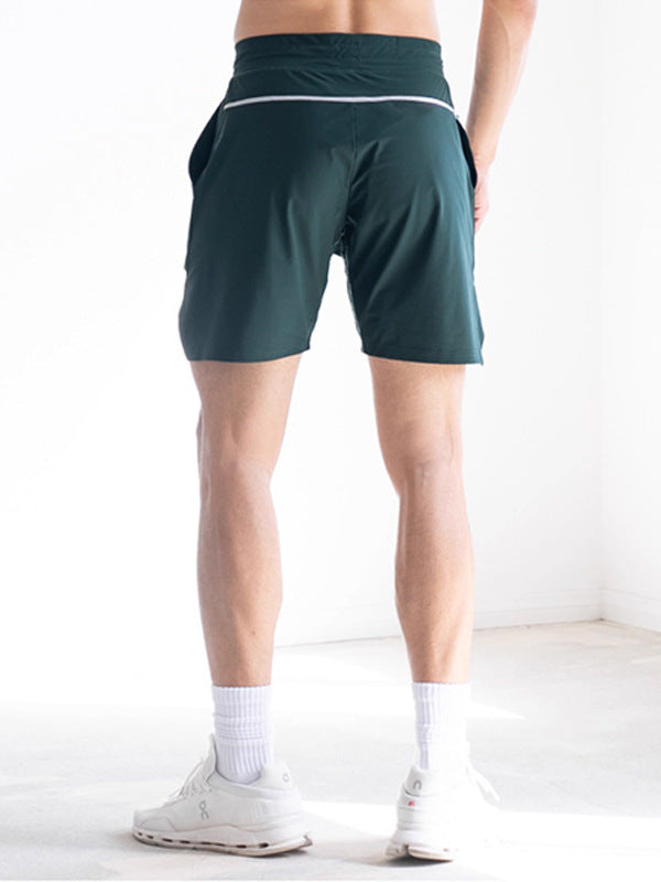 Men's Ice-Feel Sports Shorts Elastic Five-Point Fit