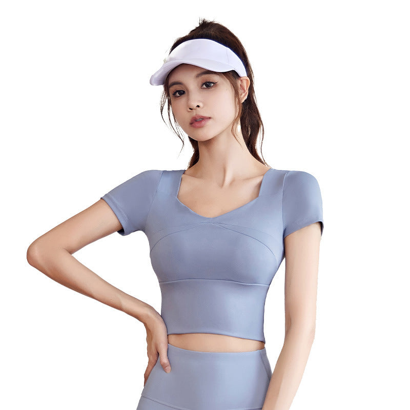Juyitang Summer Slimming Sports Suit with Chest Pads