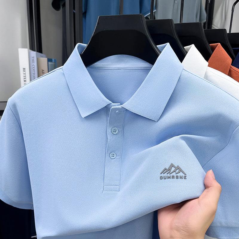 Men's Lightweight Polo Shirt Breathable Short Sleeve Casual Top