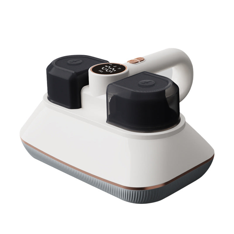 White jinzheng Handheld Mite Removal Vacuum Cleaner Rechargeable Dual-Cup Suction